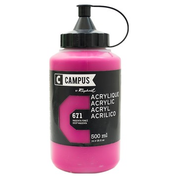 CAMPUS 康普思 壓克力顏料 N131761 671 深品紅  500ml  1色