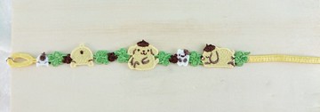 【震撼精品百貨】Pom Pom Purin 布丁狗 刺繡手環 震撼日式精品百貨