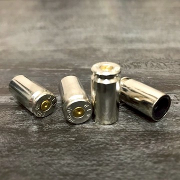 Bullet Designs 40口徑子彈殼 氣嘴蓋4入 / 金屬汽車機車氣嘴風嘴