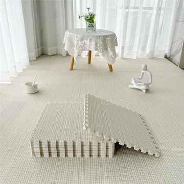 拼接地墊地毯臥室客廳臥室奶油風床邊毯大面積鋪兒童爬行墊供應鏈