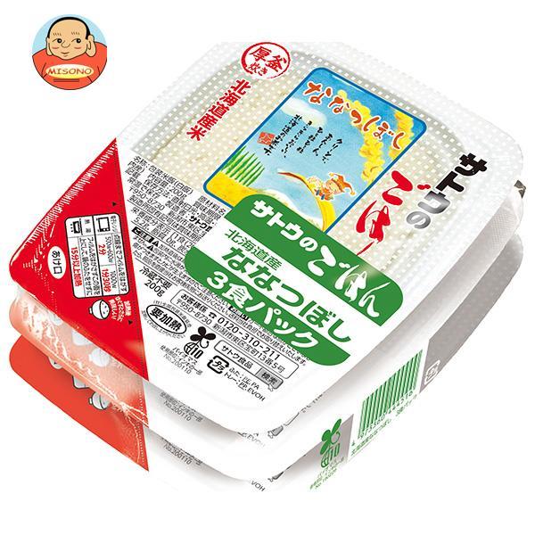 サトウ食品 サトウのごはん 北海道産ななつぼし 3食セット (200g×3食)×12個入