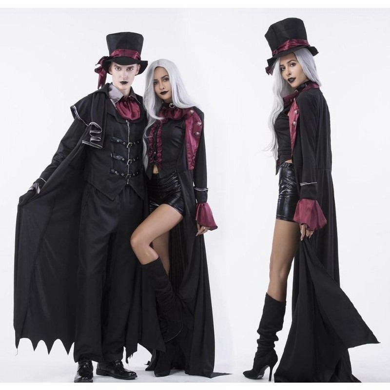 ハロウィン 吸血鬼 ドラキュラ 衣装 仮装 コスプレ コスチューム ハロウィーン メンズ レディース ペアルック お揃い 通販 Lineポイント最大get Lineショッピング