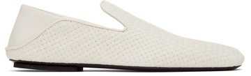 Bottega Veneta 白色 Adamo 乐福鞋