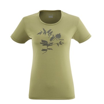 Lafuma CORPORATE 女 短袖排汗衣-青苔綠-LFV115503530