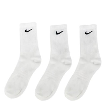 NIKE EVERYDAY LIGHTWEIGHT SOCKS SET OF 3 WHITE