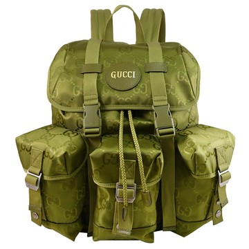 GUCCI 626160 Off The Grid 緹花尼龍翻蓋商旅後背包.綠