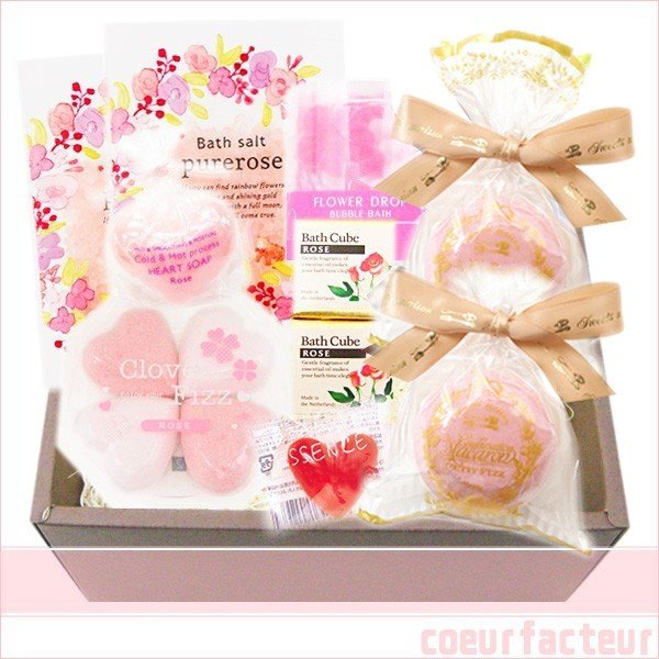 入浴剤 ギフト 詰め合わせ ローズセット クリスマス 誕生日プレゼント 女性 お礼 ギフトボックス 通販 Lineポイント最大get Lineショッピング