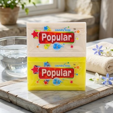 艾比百貨》Popular肥皂 泡辣洗衣皂 泡辣去汙皂 Popular洗衣皂 印尼肥皂 印尼香皂 洗衣皂 去汙皂 肥皂