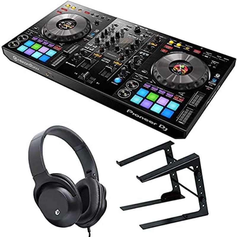 DJ機器セット Pioneer DJコントローラー DDJ-800   PCスタンド   ヘッドホンKHP001 セット (rekordbox dj対応)