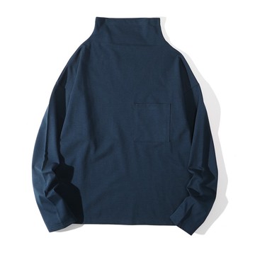 Incense Harbour 日本棉質高領上衣 - 海軍藍