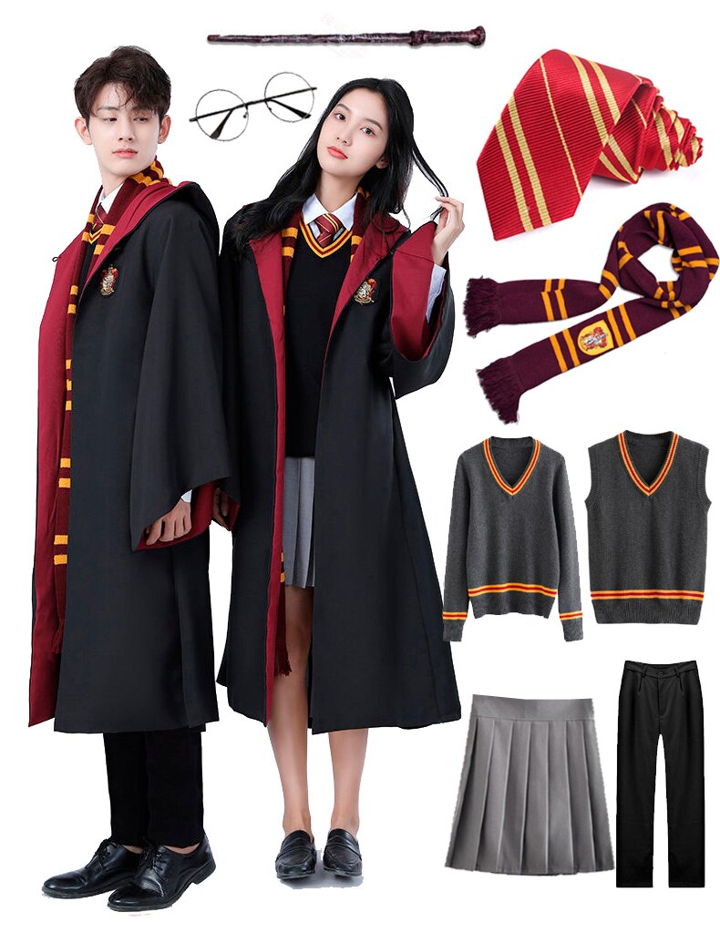 ハリーポッター コスプレ Harry Potter 衣装 ローブ フード付き 