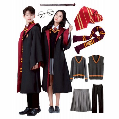 ハリーポッター コスプレ Harry Potter 衣装 ローブ フード付き 