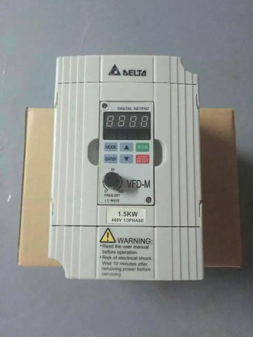 【新店鉅惠】全新原裝台達變頻器VFD015M21A 1.5KW 單相220V 一年質保
