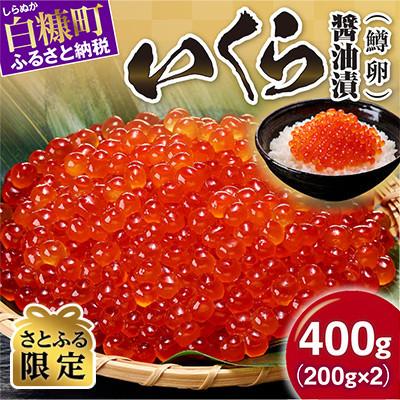 ふるさと納税 いくら 白糠町  鱒いくら醤油漬け 400g(200g×2) 小分けパック