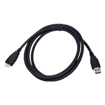 Cable 28/24AWG 96編OD5.5 電腦周邊傳輸線材 USB 3.0 A公-Micro  1.8m  黑色  1條