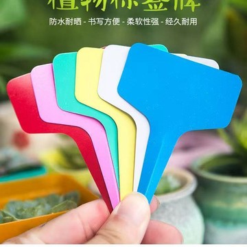 ⭐臺灣出貨🚀免運⭐園藝標籤牌多肉標籤標識蔬菜花卉標籤植物名字記錄盆景塑料插地牌