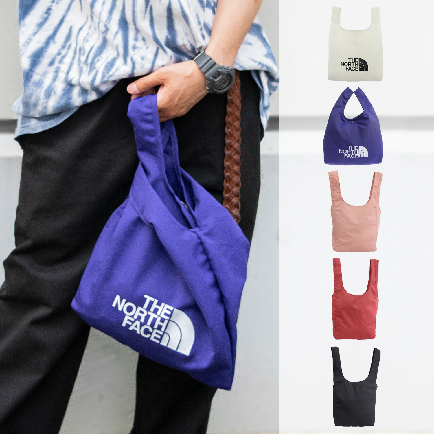 【18時〜翌9時P10％還元】ノースフェイス バッグ メンズ レディース トートバッグ ショッピングバッグ 韓国限定 ホワイトレーベル THE  NORTH FACE 通販 LINEポイント最大0.5%GET LINEショッピング