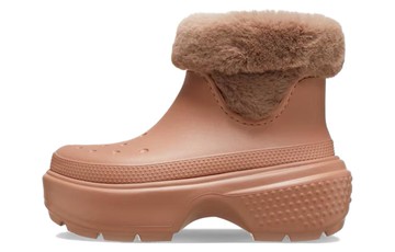 WMNS CROCS STOMP LINED BOOT CORK