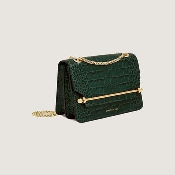 Strathberry - East/West Mini - Crossbody Leather Mini Handbag - Green