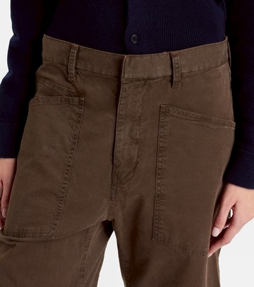 Nili Lotan Shon cotton twill barrel-leg pants