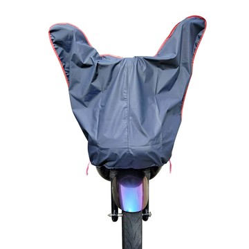 【風之守護】防水防曬-機車龍頭罩(加長版-深藍色)適用Gogoro與50-125cc各式機車龍頭