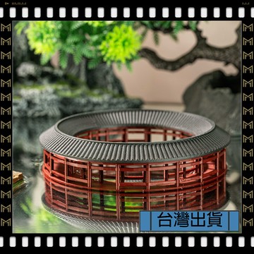 🔥臺灣出貨🔥可開發票✅【大同小藝】微景觀擺件 古建築模型 微縮模型 水陸魚缸微景觀 魚缸盆景 土樓擺件 裝飾品