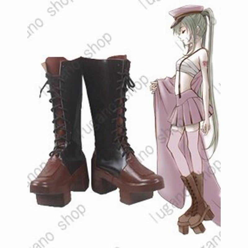 Amazon.co.jp: 巡音ルカ 千本桜 コスプレ靴/ブーツ コスチューム