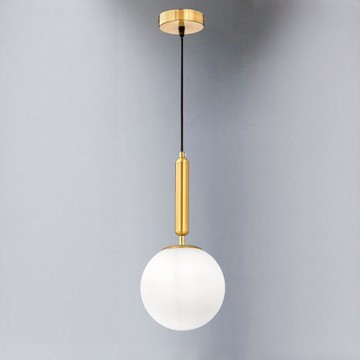 白玉玻璃單吊燈 B140-64-71935A