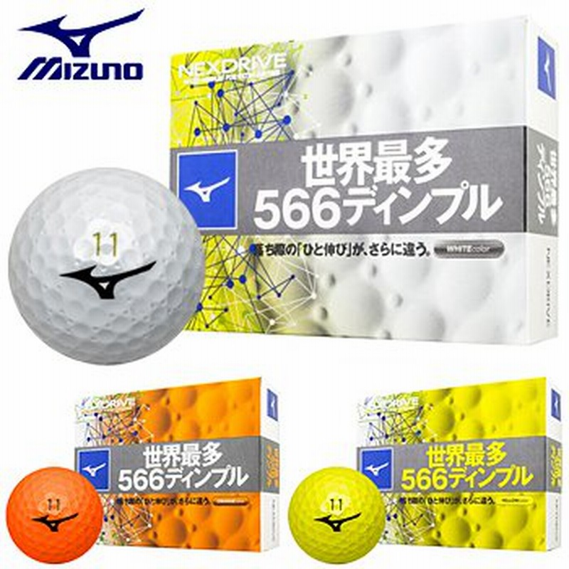 Mizuno ミズノ 日本正規品 Nexdrive ネクスドライブ ゴルフボール1ダース 12個入り 5njbm328 通販 Lineポイント最大0 5 Get Lineショッピング