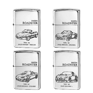 【ZIPPO】日系~MAZDA馬自達-Roadster/MX-5 圖案設計打火機(四款可選)