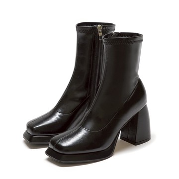 D+AF 女神降臨．加厚水台高跟瘦瘦短靴