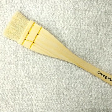 7117 - 【我愛中華筆莊】羊毫排筆1.5寸 (毛寬3.7cm) 國畫 水彩 繪圖 裱褙 清潔  AP-15I