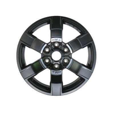 【トヨタ純正】 TRD 17インチ アルミホイール マットブラック 4本 17×8J 6穴 PCD139.7 インセット25 ハイエース プラド  FJクルーザー | LINEショッピング