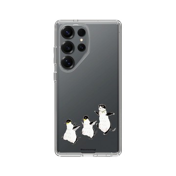 Galaxy S25 Ultra Clear 透明 - TOCOROCOMUGI - 貓的企鵝散步隊