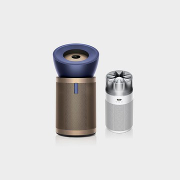 【1+1超值組】Dyson Purifier Big+Quiet 強效極淨甲醛偵測空氣清淨機BP04+ HushJet™噴射氣流空氣清淨機 HJ10(銀白色)