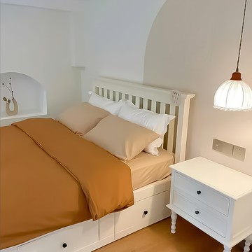 MYUMYU 沐慕家居泰奶色床包款單人三件組 1.2m 舒適透氣  1組