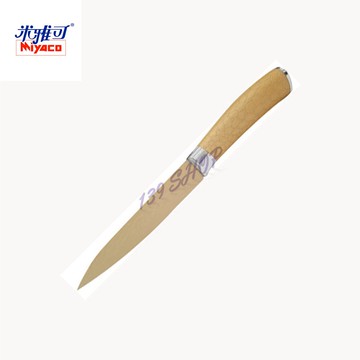 米雅可 輕漾中式水果刀(香檳金色) MY-13KC 削水果 切水果 切丁切絲切片削皮【139百貨】