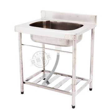 【Abis】頂級升級加牆款304不鏽鋼72CM洗台大水槽(2.4尺)