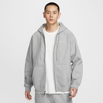 NIKE AS M NL SOLO SWSH BB FZ HOODIE 男連帽夾克 灰-HV1085063