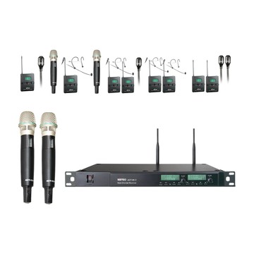 MIPRO ACT-65II 雙頻道自動選訊無線麥克風(MU-90音頭/ACT-52H管身/六種組合任意選購)