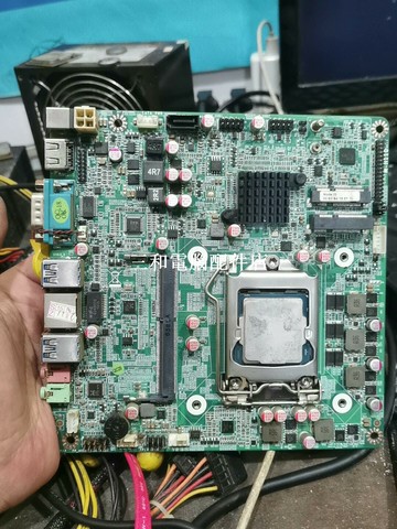 H110 ITX 一體機 小主機 工控 主板 支持6代CPU D4內存 MSATA固態 実物圖 12【三和電腦配件店】
