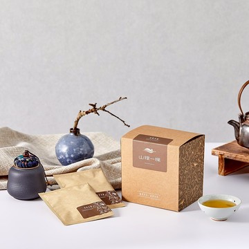 【台灣茶葉】落霞烏龍 清甜奶香 自然農法茶園 三角立體茶包12入