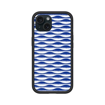 iPhone 15 Mod NX 黑 - Ocean Collection: Let's Sea 海洋系列：一路向海 - 海波交響（風起）