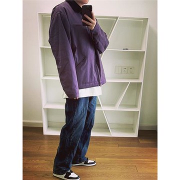 BTTJOB Vintage 1980s Purple og Jacket 紫色工裝底特律夾克棉服
