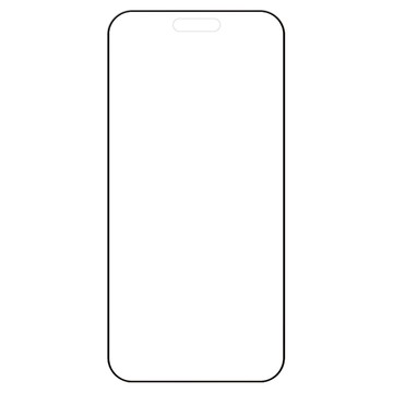 imos 2.5D點膠霧面超細黑邊強化玻璃貼  iPhone 16 Plus/15 Plus/14 Pro Max  1個