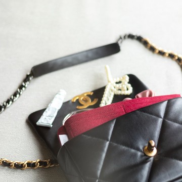 【香港製造|韓國絨布】手製內袋 | 收納袋 Chanel 19 Large 30cm