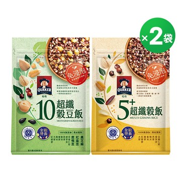 桂格免浸泡10超纖穀飯 (1KGX1袋)+5超纖穀飯 (1KGX2袋)