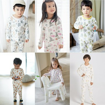 薄長袖套裝 兒童睡衣 居家套裝 兒童套裝 卡通居家服 男童 女童 套裝 70119