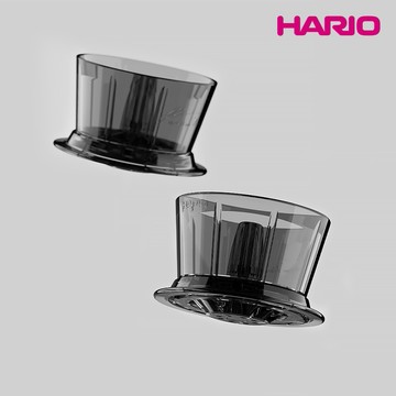 【HARIO】x Tri-Up FLOW Tritan Dripper 樹脂款 02蛋糕濾杯-黑色  /手沖/平底濾杯/樹脂/露營/底座分離/磁吸中柱/台灣製