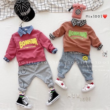 ❤️❄️搶眼亮色拼字上衣✨兒童毛線字母上衣 5-17